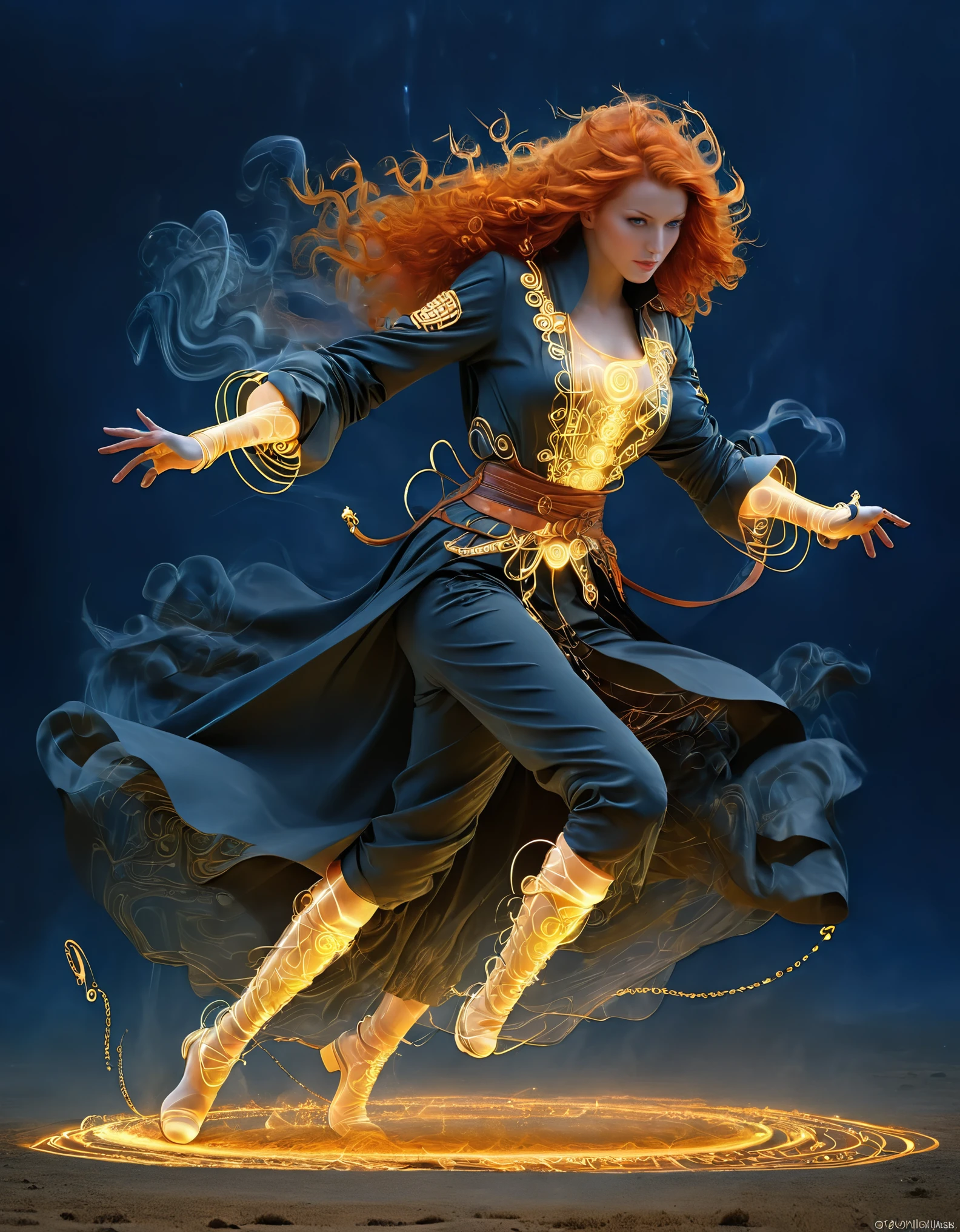 (Magic Formation), very unified CG design, 3D renderings, mysterious geometric shapes, clear focus, (transparent ghost face magician floating in front of the twelve zodiac magic formation), (beautiful nine armed witch wizard: 0.85), (dragging various zodiac symbols and magic balls and crows with each arm: 0.65), super long red hair, blue eyes, orange cat, especially charming sapphire blue eyes, robe (Qinglong Crescent Dagger), (carved long sword), clear Mobius rings, as well as the collapse of heaven and earth, clear magic symbols, combined magic arrays, summoning, material and non-material transformations, gold cultivation and other complex combination rituals, using Mike Winckelmann style, surrealism, surrealism, surreal digital art, visual exaggeration, cyberpunk, nanopunk, circuit, light painting, Aries, etc, ♈ , Taurus, ♉ , Gemini, ♊ , Cancer, ♋ , Scorpio, ♏ , Libra, ♎ , Virgo, ♍ , Leo, ♌ Ah, Sagittarius ♐ , Capricorn, ♑ , Aquarius, ♒ , Pisces, ♓ , illusory