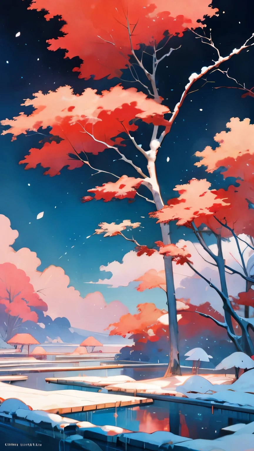 A landscape painting with clouds and a pagoda, Chinese fantasy, dreamy Chinese towns, Chinese watercolor style, Chinese landscape, dreamland of chinese, floating lands in-clouds, painting of a dreamscape, A beautiful artwork illustration, Beautiful rendering of the Tang Dynasty, chinese surrealism, Chinese style painting, Cloud Palace, dreamlike illustration, Oriental fantasy