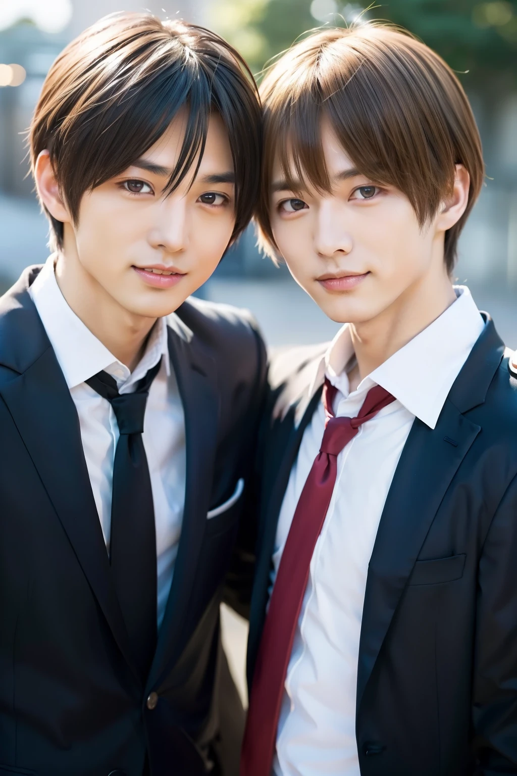 Handsome guy(Kurapika from Hunter Hunter in anime)20Japan beautiful boys in their generations looking at the camera smile