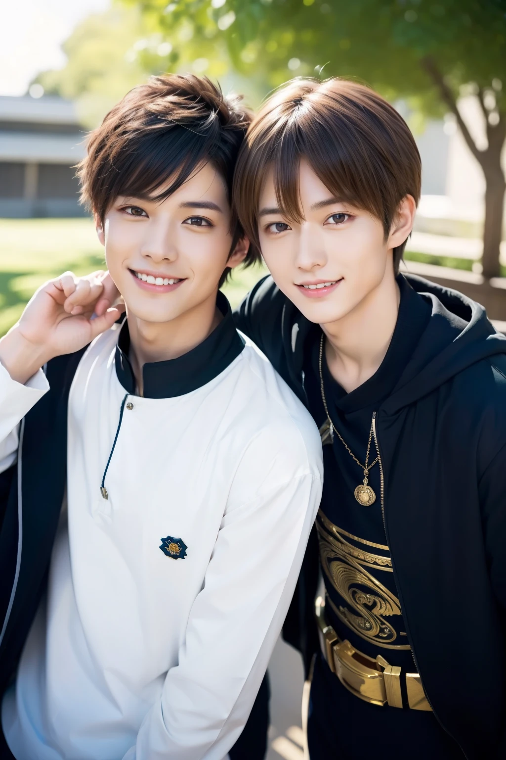 Handsome guy(Kurapika from Hunter Hunter in anime)20Japan beautiful boys in their generations looking at the camera smile