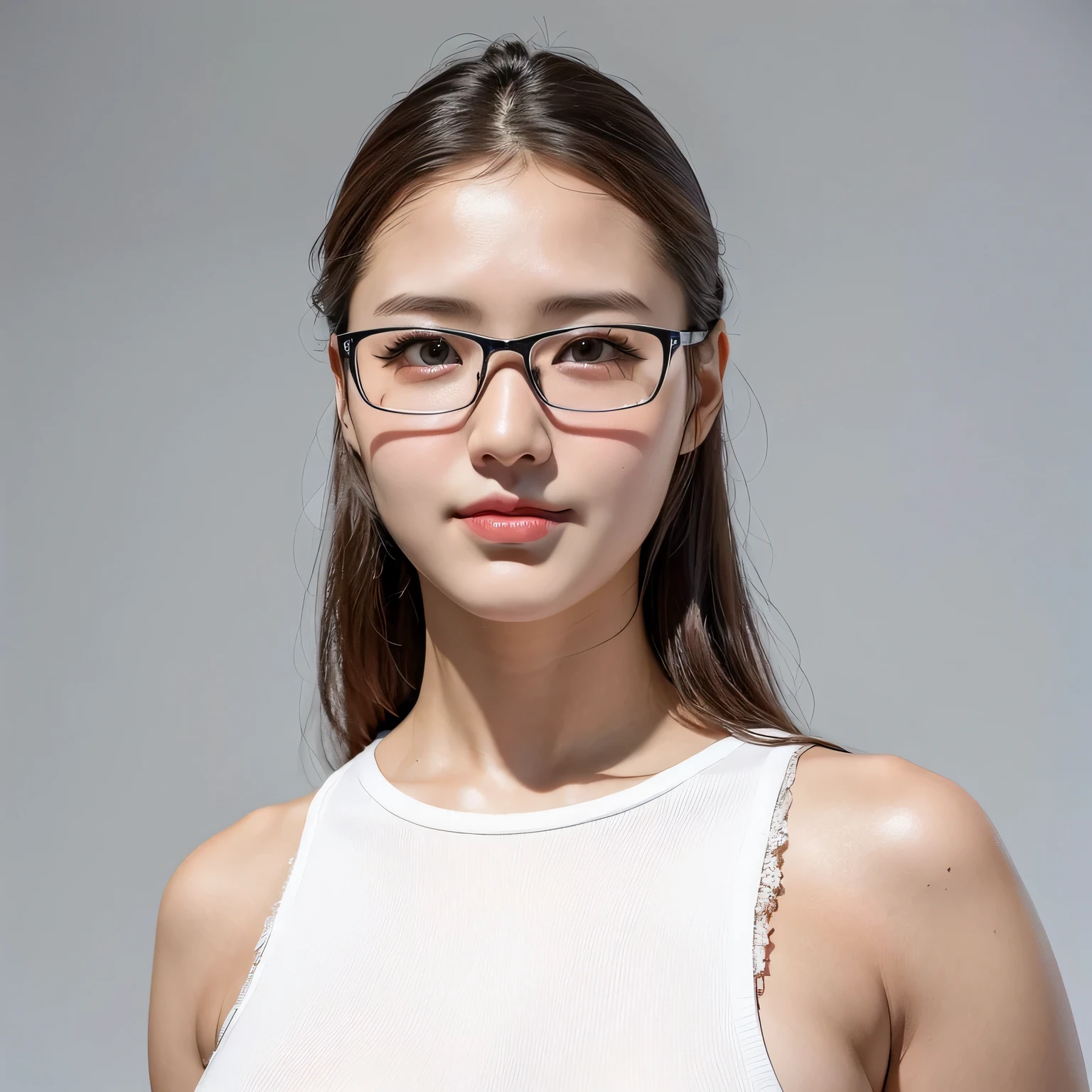 真实的South Korea美女,Beautifully, Realistic and realistic facial expressions,South Korea,20 year old woman with short hair,delicate face,South Korea美女,delicate face,