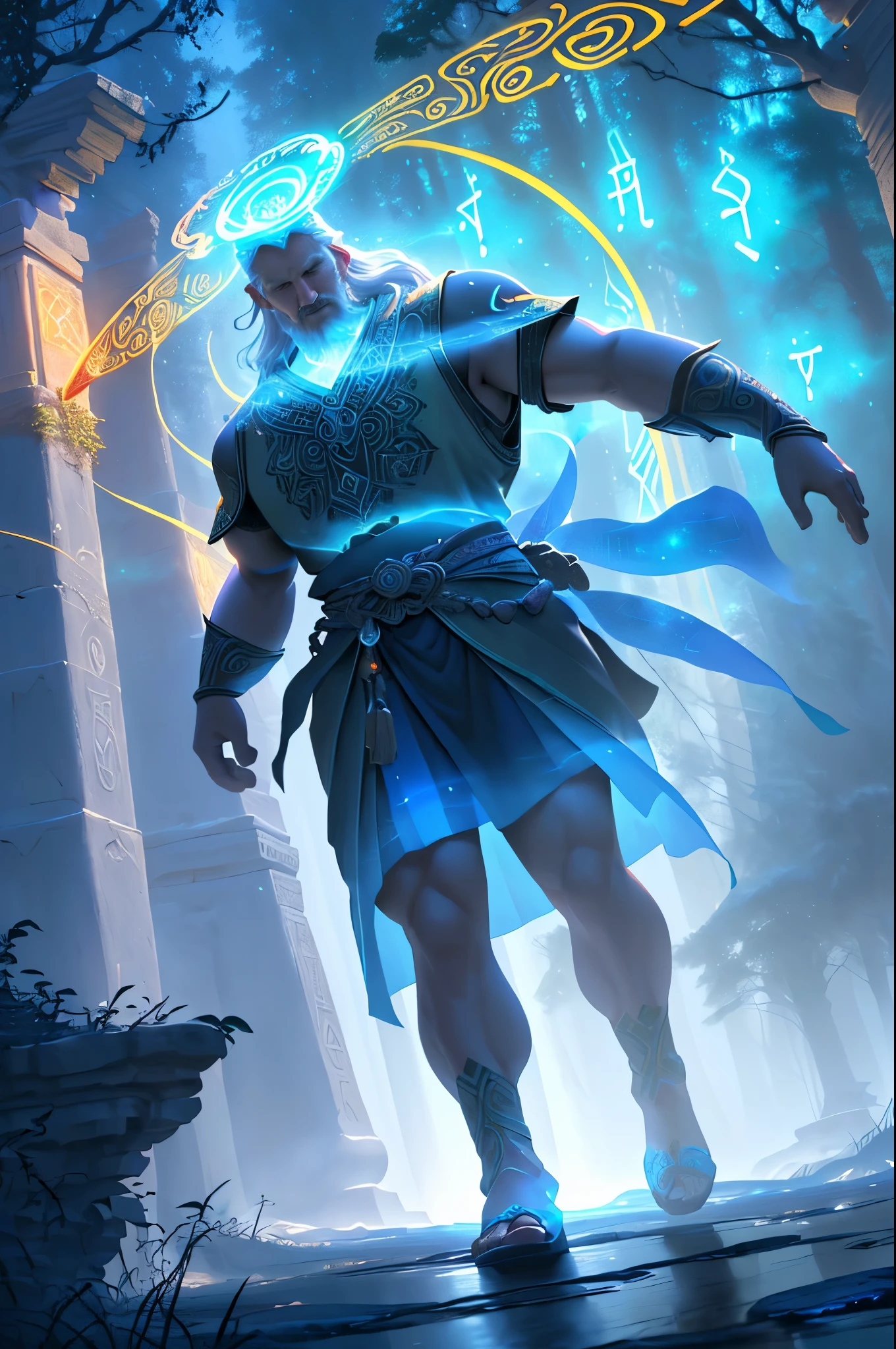 A cultivator in a mystical realm, radiant energy, ancient runes, serene atmosphere, swirling mist, powerful symbols, transcendental path,(best quality,4k,8k,highres,masterpiece:1.2),ultra-detailed,(realistic,photorealistic,photo-realistic:1.37),fantasy,traditional art style,magical,ethereal,powerful aura,vivid colors,ambient lighting