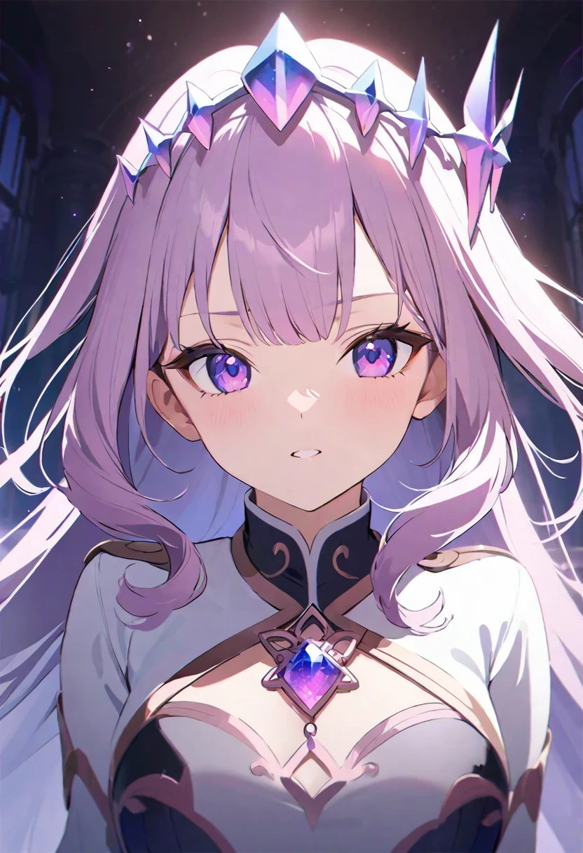 A close up of a woman with long hair wearing a dress - SeaArt AI