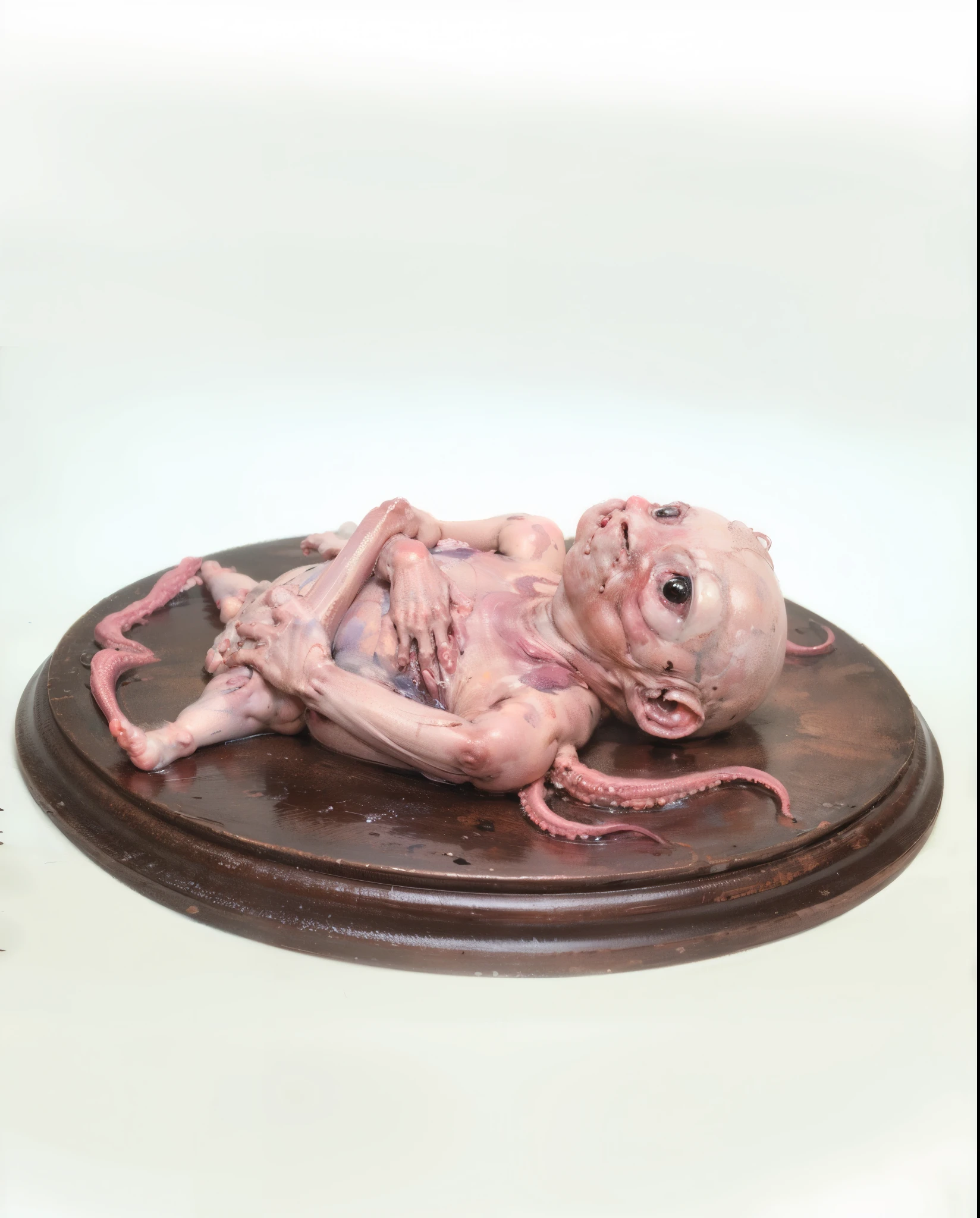 best quality,masterpiece,(:1.5),a baby monster with tentacles,Human embryos,Cthulhu monster,antenna,Deformed children,(Amy Saul:0.248),(Stanley Ategg Liu:0.106),(a detailed :0.353),(Renaissance classical style:0.8)