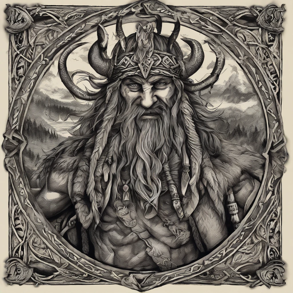beautiful detailed faces, hairstyles, intense expressions, brave warriors, strong muscles, fierce battles, ancient weapons, shields and swords, intricate armor, Nordic mythology, Viking ships sailing on rough seas, stormy weather, dramatic sky, epic landscapes, snowy mountains, dense forests, roaring waterfalls, misty fjords, mystical runes, Odin and other Norse gods, Valhalla, dragon-headed longships, menacing Viking warlords, courageous shield maidens, Viking society and customs, raids and pillaging, burning villages, looting treasures, ancient runes and symbols, horned Viking helmets, intricate Viking ship carvings, intricate braids and hair decorations, fearless voyages, exploration of new lands, Viking longhouses and settlements, mead halls and feasting, rich Viking craftsmanship, intricate metalwork and jewelry, trading and bartering, Viking culture and traditions, Viking burial ceremonies, bonfires and celebrations, dramatic sunsets and sunrises, powerful storms and thunder, Northern Lights dancing in the sky, shield walls and battles formations, honor and glory-seeking, bloody axes and spears, fearsome sea monsters, fierce loyalty and camaraderie, mythological creatures and beasts, sagas and epic tales, the spirit of adventure and discovery, vivid colors and contrast, realistic textures and materials, professional-grade artwork, high-resolution masterpiece:1.2, photorealistic rendering, dramatic lighting.