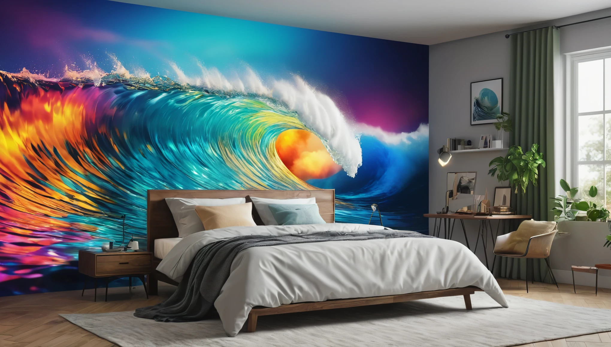 Create imaginative and amazing images demonstrating the style of ((NATOwave)), hyper realistic, 8k, vibrant colors, sharp crisp image