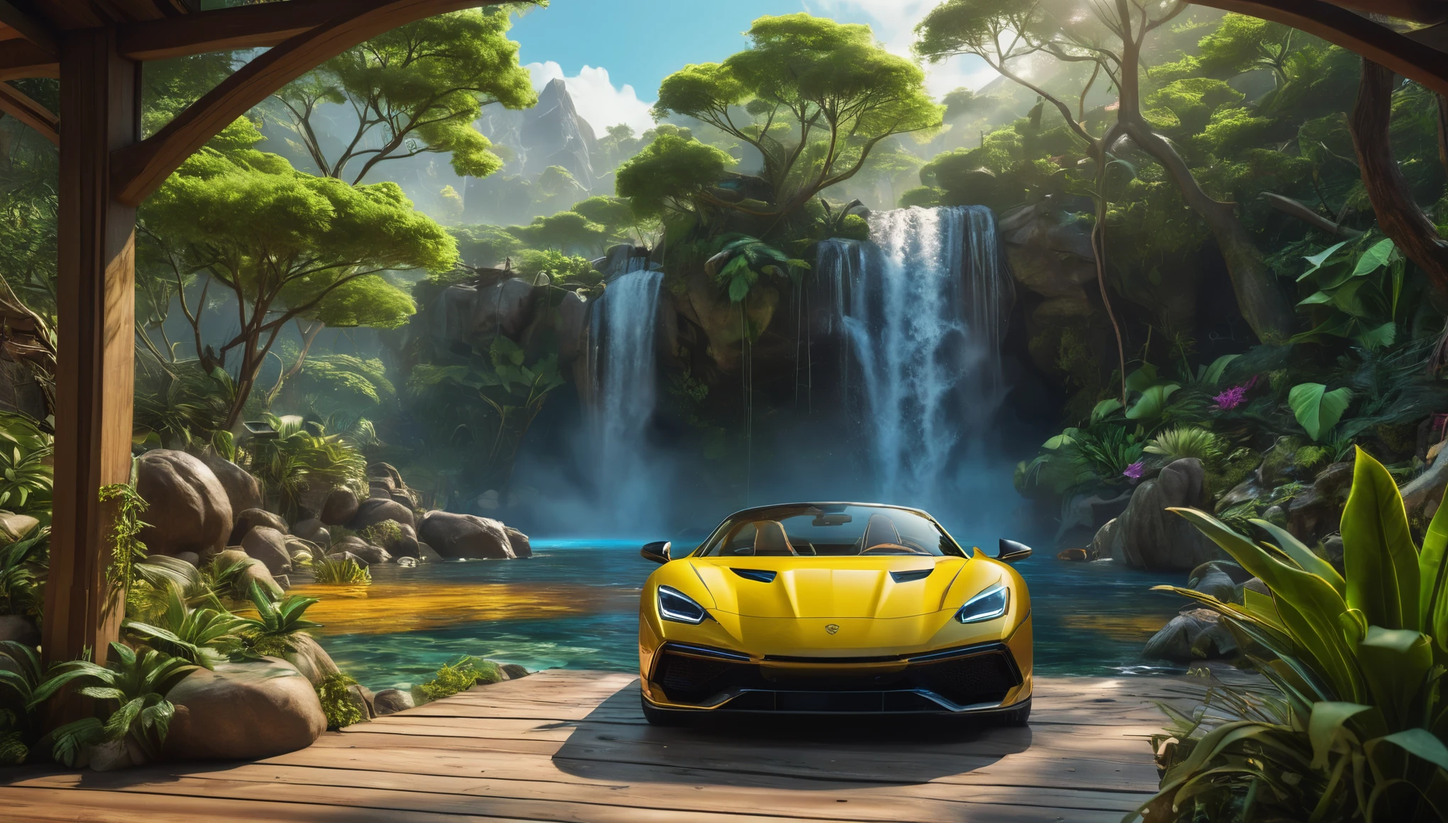 Create imaginative and amazing images demonstrating the style of ((Naturecore)), hyper realistic, 8k, vibrant colors, sharp crisp image