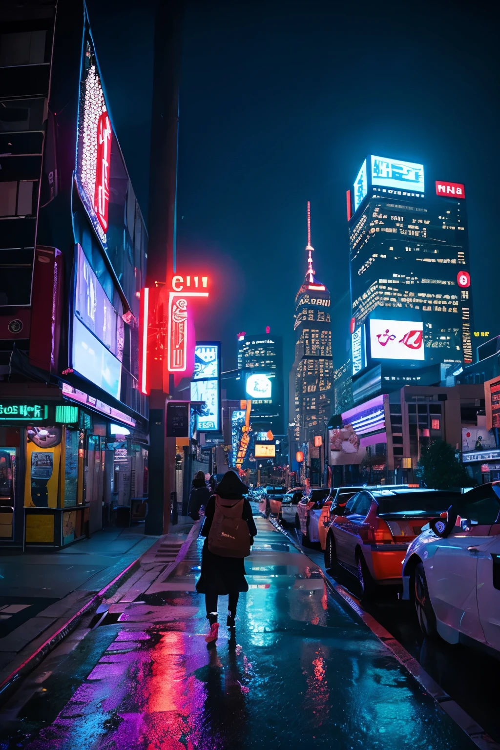 fantasy,City,neon
