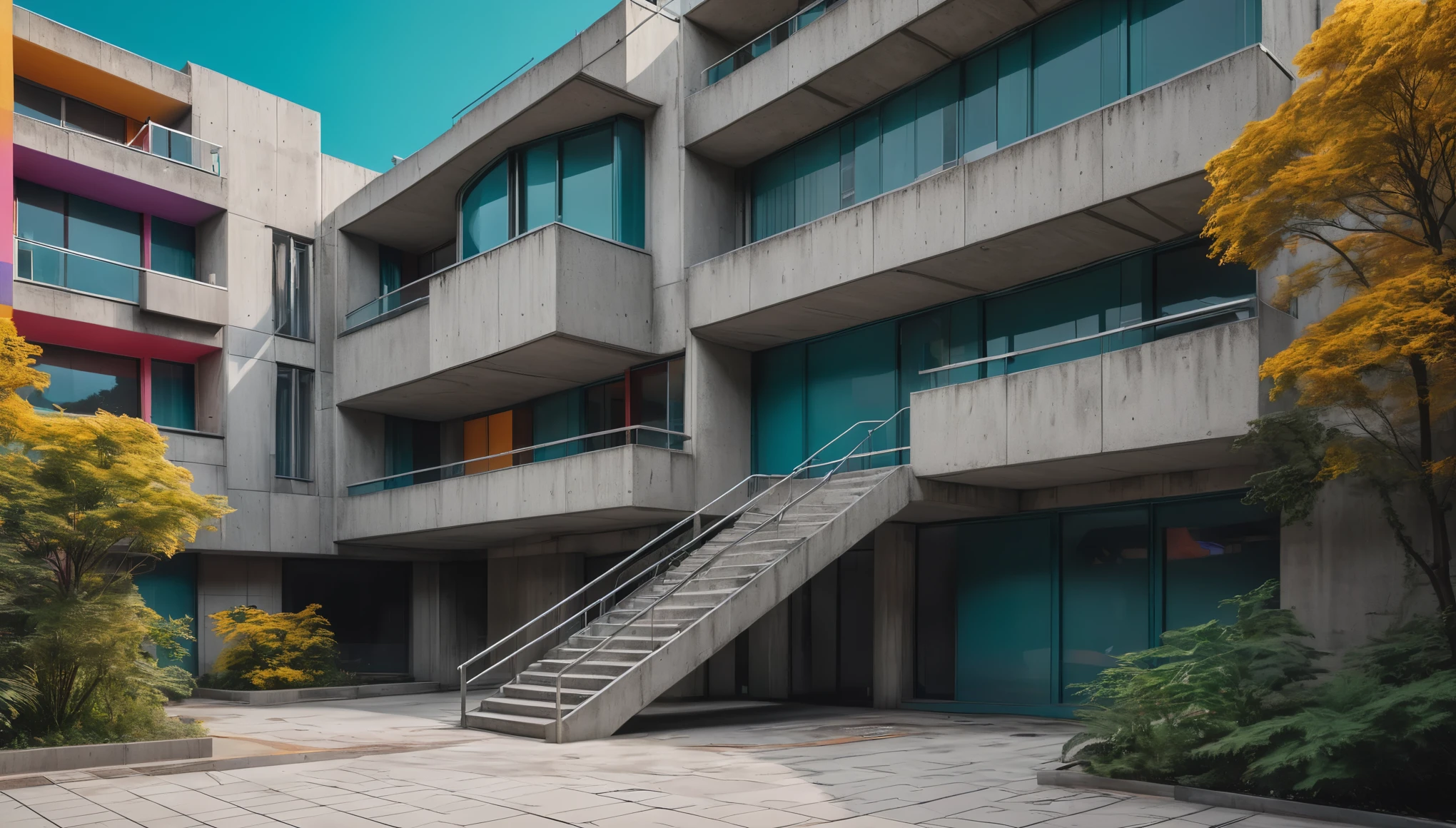 Create imaginative and amazing images demonstrating the style of ((Neubrutalism)), hyper realistic, 8k, vibrant colors, sharp crisp image