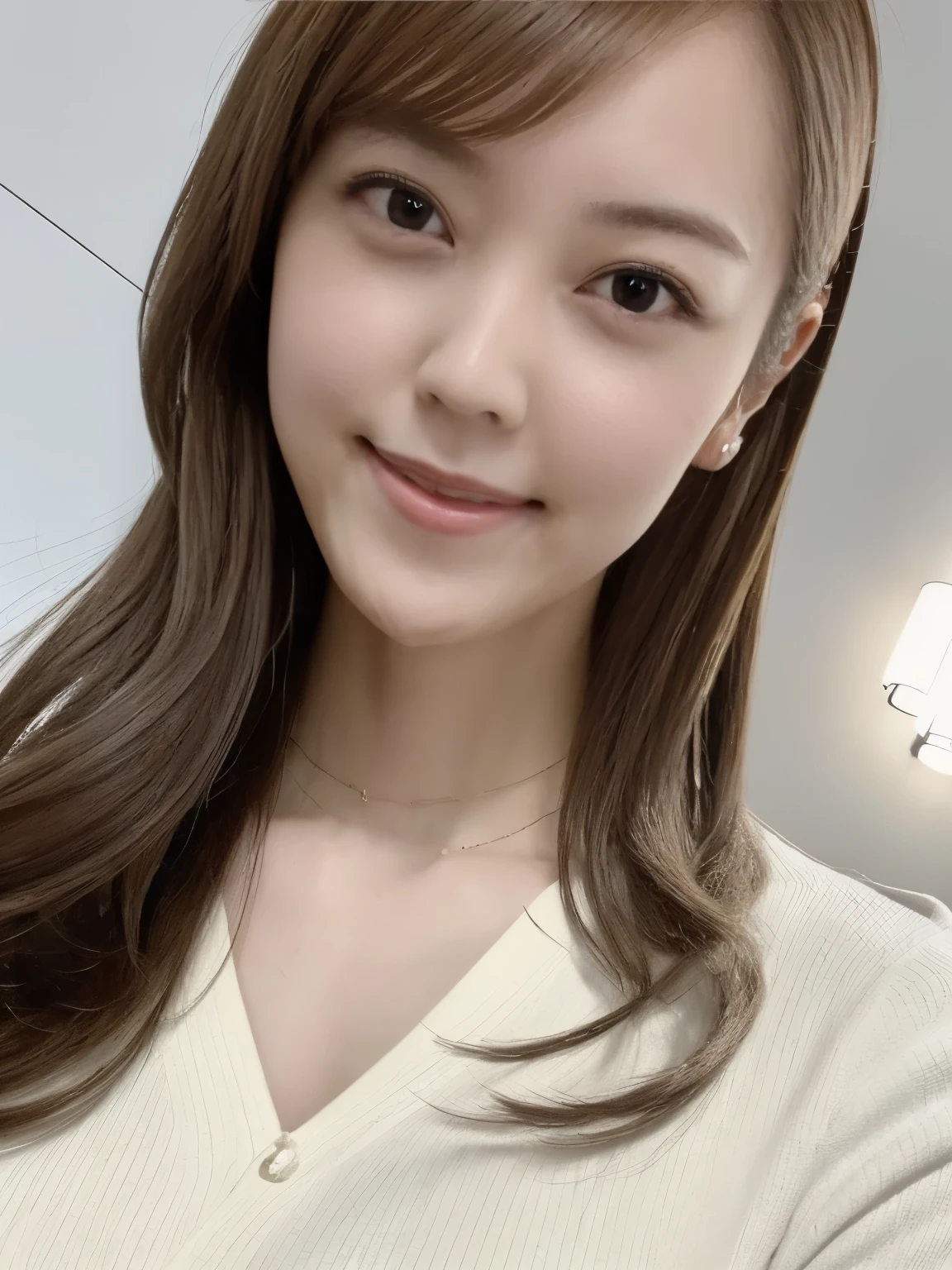 1girl, solo,smiling,slender , 8k