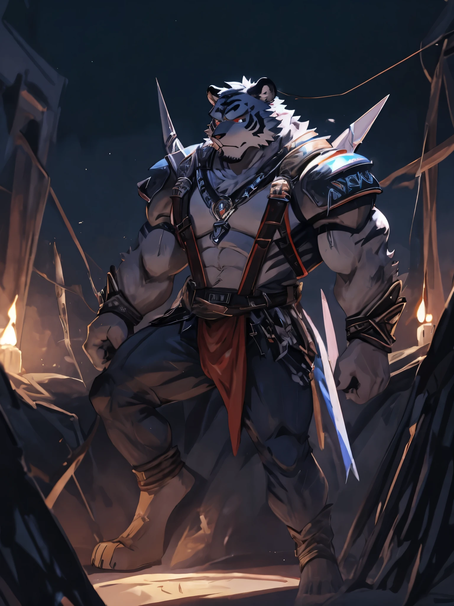 ((Highest品質,8k,Absurd Resolution,16K, masterpiece: 1.3)),若いmaleの子,Highestの品質,good looking,Golden Eyes,Small eyes and a small face,armor,Have a tattoo,arms,無関心でarrogant,Villain,Show your temperament,male,male性的な魅力,male ,Long, messy hair,arrogant,Be confident,hole々With a spear,Consider,Highest,Laziness,good looking,Detailed face,緻密でDetailed texture,8K Ultra HD, High resolution,Unique Design,One and only,Professional Configuration,One Scene,Anime Style,Studio Lighting,Ultra Wide Angle,Original elements,Description of the whole body,Dynamic Angle,symbol,Dynamic Lighting,Professional Color Grading,creative,Extremely detailed,Glow effect,8K Ultra HD, HDR,Unique Design,One and only,A magnificent composition,One Scene,Anime Style,Studio Lighting,Ultra Wide Angle,Original elements,Detailed texture,Full body description,Dynamic Angles,Iconic,Dynamic Lighting,Professional Color Grading,original,Extreme detail,Glow effect