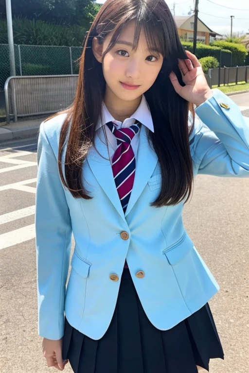 female primary school student Change of clothes