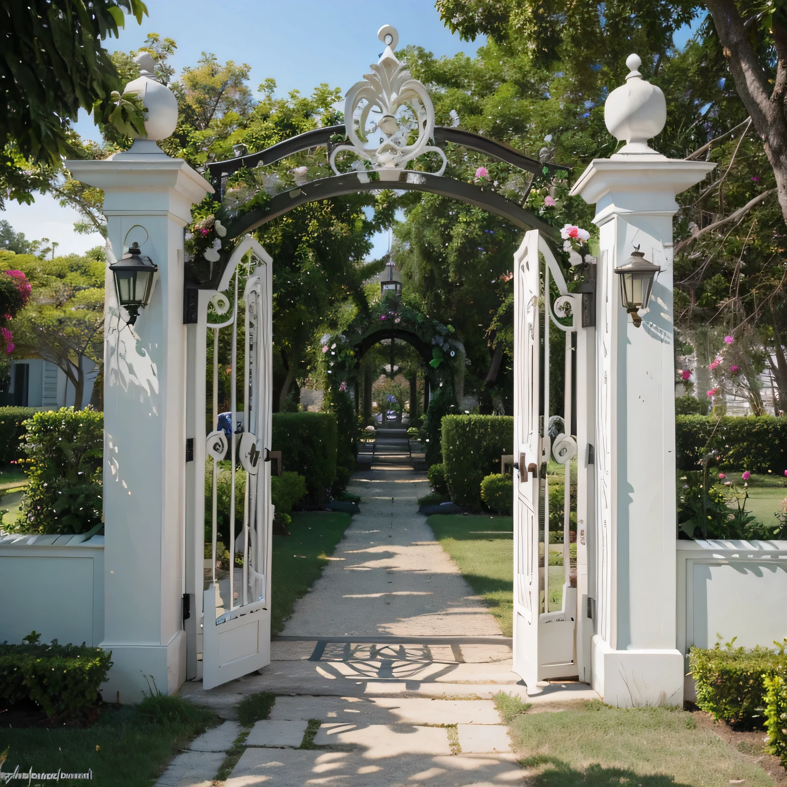 World Famous Island Of Gardenackinac Island Summer Garden Tour Ornamental gates
