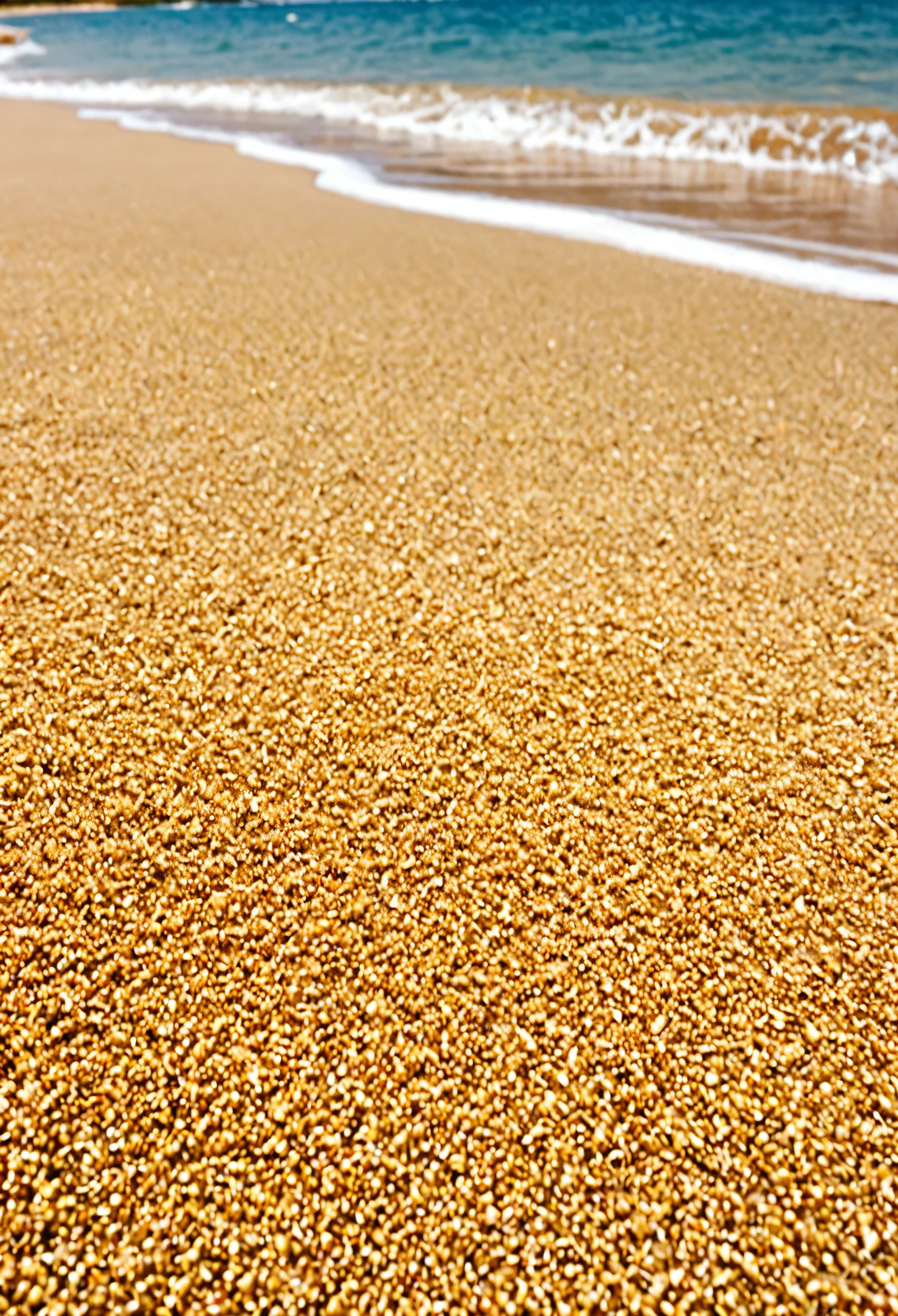 Closeup of sand beach, zoom200x, ignore: lightings