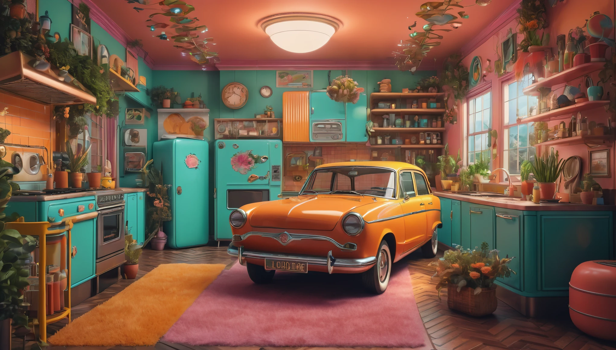 Create imaginative and amazing images demonstrating the style of ((Retro Fairycore)), hyper realistic, 8k, vibrant colors, sharp crisp image