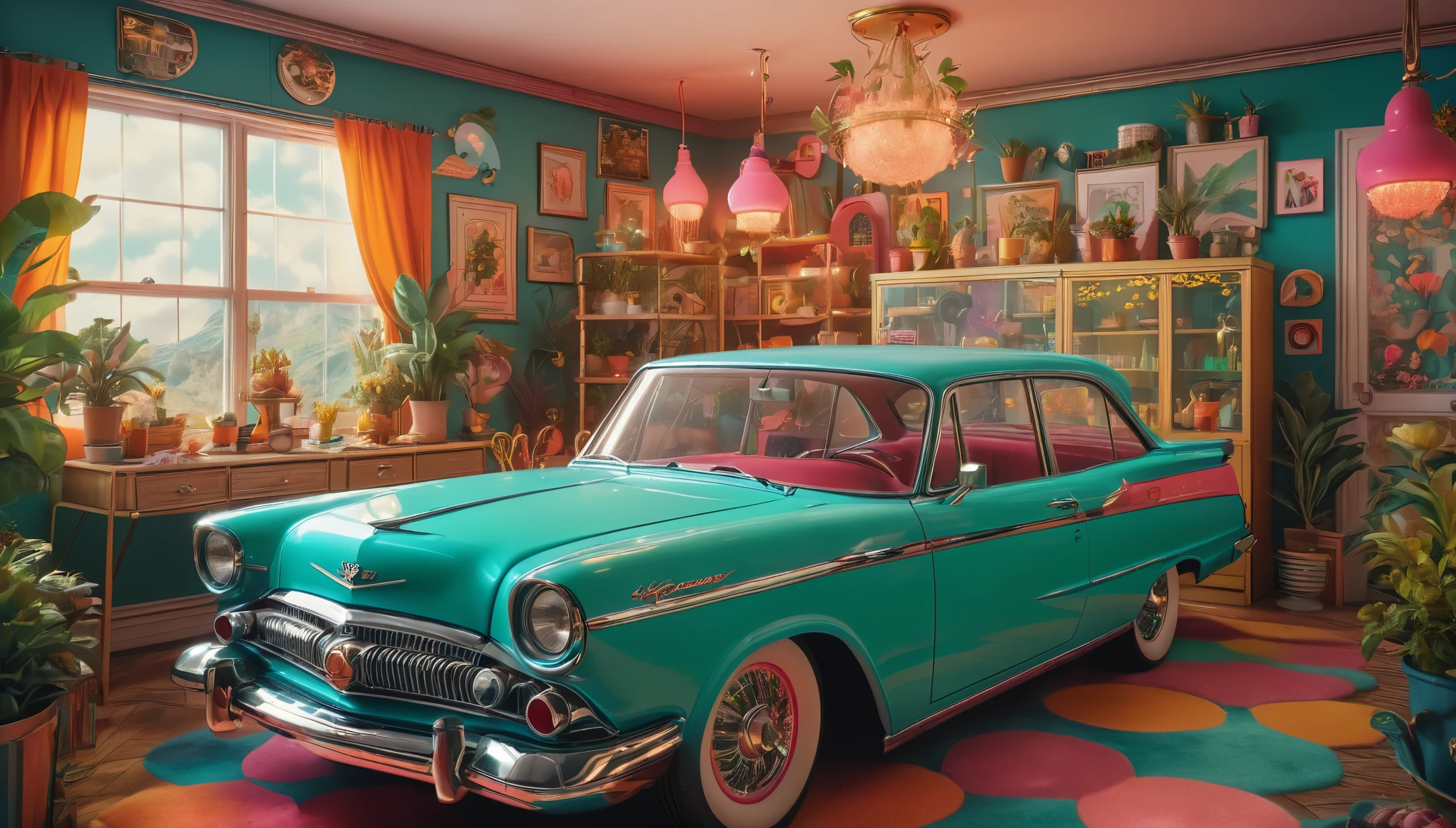 Create imaginative and amazing images demonstrating the style of ((Retro Fairycore)), hyper realistic, 8k, vibrant colors, sharp crisp image