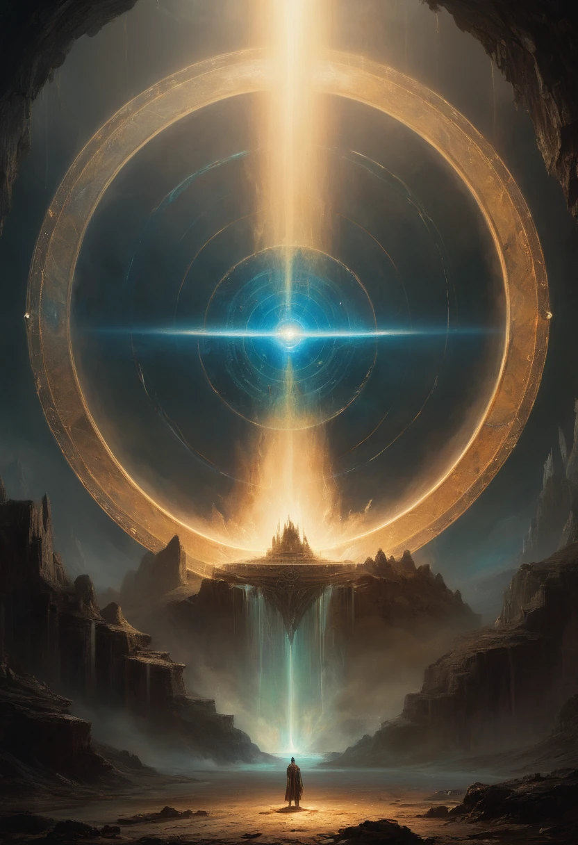 Magic Circle by John Martin, best quality, masterpiece, 8k, Representative work, official art, Professional, Ultra intricate detailed