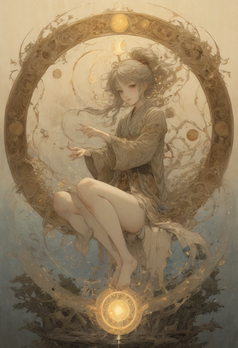 Magic Circle by Masaaki Sasamoto, best quality, masterpiece, 8k, Representative work, official art, Professional, Ultra intricate detailed