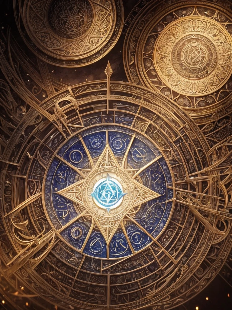 The runes in the mysterious rune magic circle emit a mysterious light，Fascinating and curious, the symbols and patterns in the magic circle represent knowledge and wisdom，They are the gates of wisdom to the magician. Ethereal,Intricate Fantasy Art Vibrant Dynamic Surrealism,

         Magic energy, high dynamics, swirling patterns of dark magic, mysterious illusion art, extremely detailed dreamlike scenes, immerse yourself in the world of magic, super detailed art、Exquisite and beautiful、masterpiece、Quality content is very detailed、Dynamic angles and elegant atmosphere
