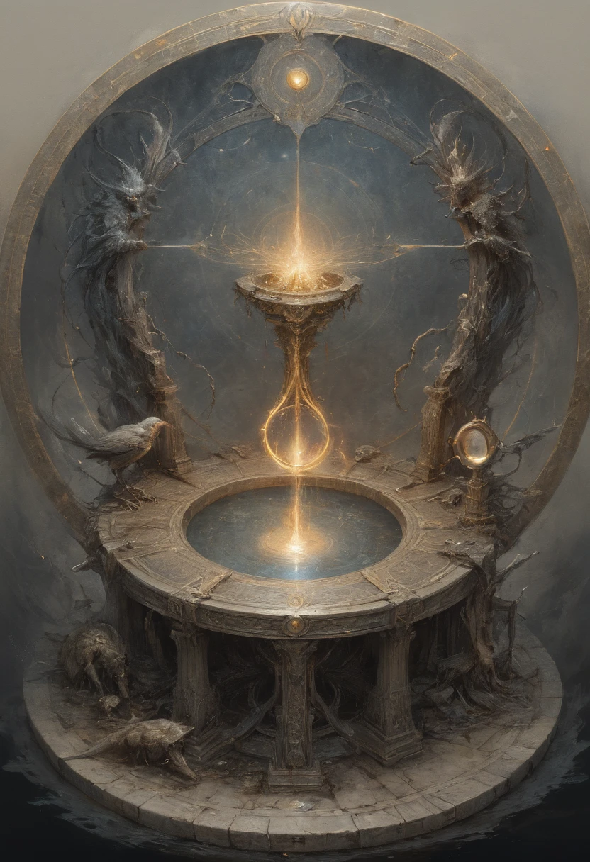 Magic Circle by Andy Kehoe, best quality, masterpiece, 8k, Representative work, official art, Professional, Ultra intricate detailed