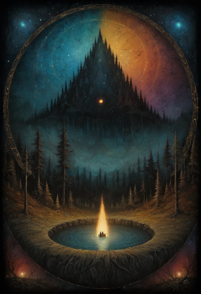 Magic Circle by Andy Kehoe, best quality, masterpiece, 8k, Representative work, official art, Professional, Ultra intricate detailed