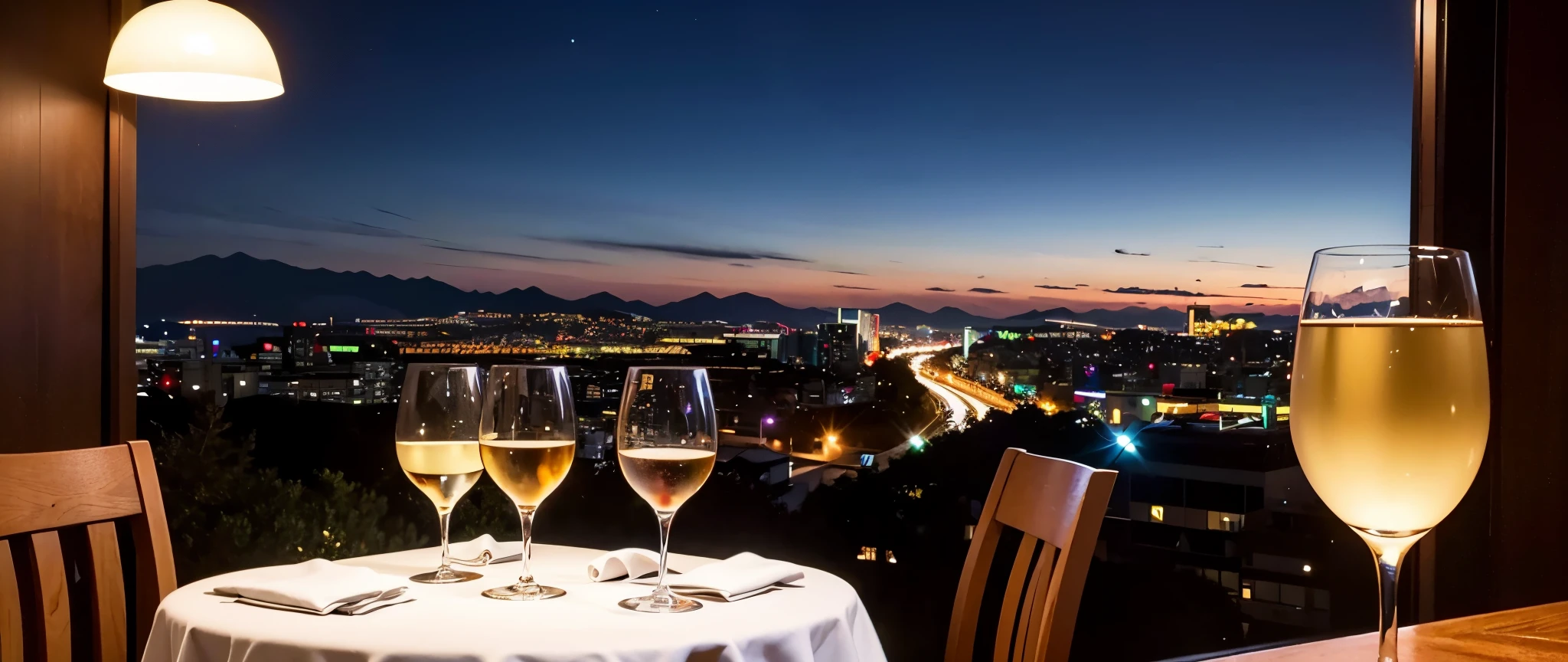 (64k, Hmm, highest quality, masterpiece: 1.2), (realistic, photorealistic: 1.37), Spectacular view of the sunset sky and clouds、Amazing mountain views、1 beautiful woman, (slimフェイス), (because I'thin), (brown hair), (shortcut), Fox face、French、Dutch、Italian、cheeks are a little red, (40 years old), 38 years old, alone, 窓の外の美しい詳細な都市のnight景, restaurant, wine glassが座る, nightに, NovaFrogStyle in a prominent place, actress, model, Upper body, White wine, slim, wine glass, Super Clean night View, wine glass Put in the Middle, Happy smile, (smile: 1.15), Beautiful little eyes, Upper body, bust japan up, night, short, short, actress, model, Upper body, White wine, slim, wine glass, Super Clean night View, wine glass Put in the Middle, Happy smile,