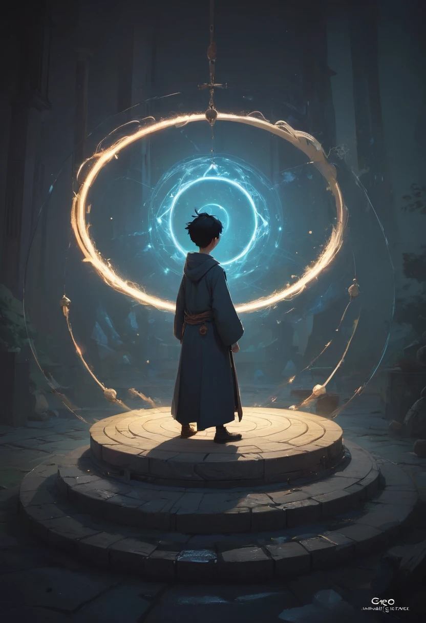 Magic Circle by Goro Fujita, best quality, masterpiece, 8k, Representative work, official art, Professional, Ultra intricate detailed