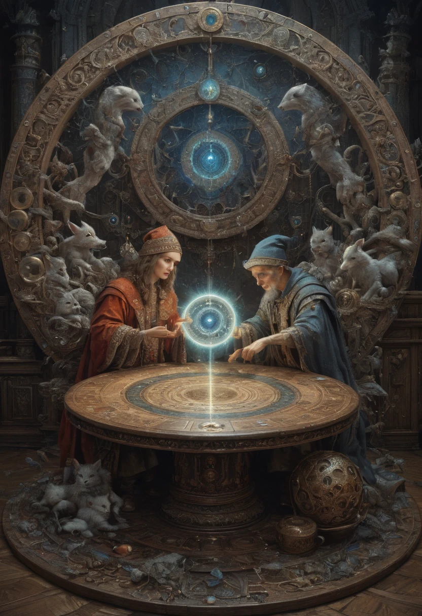 Magic Circle by Andy Kehoe, best quality, masterpiece, 8k, Representative work, official art, Professional, Ultra intricate detailed