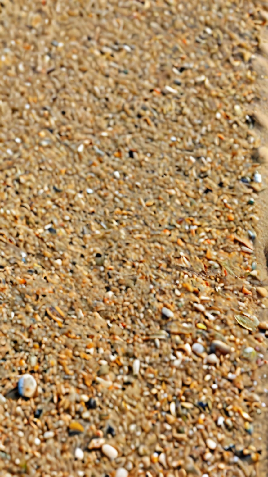 Closeup of sand beach, zoom200x, ignore: turbo