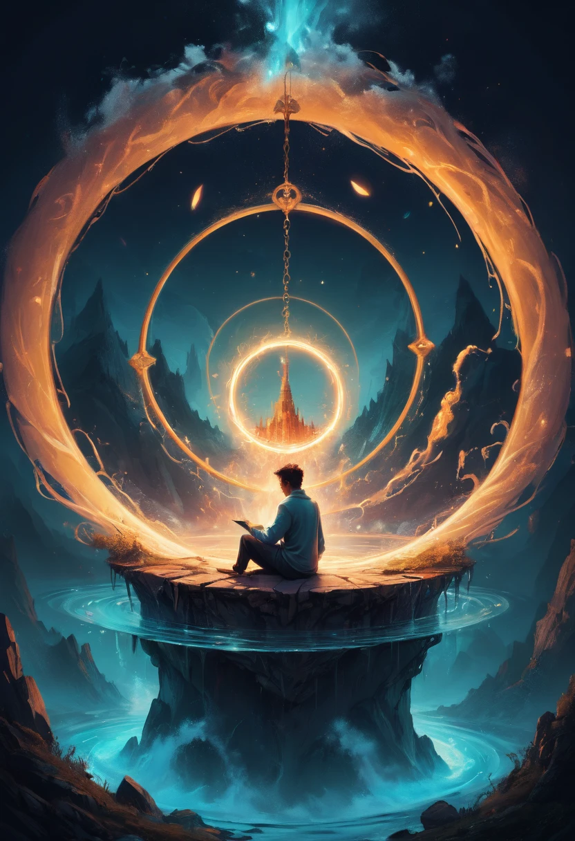 Magic Circle by Andy Kehoe, best quality, masterpiece, 8k, Representative work, official art, Professional, Ultra intricate detailed