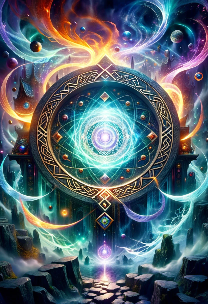 (nobody)The runes in the mysterious rune magic circle emit a mysterious light,Fascinating and curious, the symbols and patterns in the magic circle represent knowledge and wisdom,They are the gates of wisdom to the magician. Ethereal,Intricate Fantasy Art Vibrant Dynamic Surrealism,
Magic energy, high dynamics, swirling patterns of dark magic, mysterious illusion art, extremely detailed dreamlike scenes, immerse yourself in the world of magic, super detailed art、Exquisite and beautiful、masterpiece、Quality content is very detailed、Dynamic angles and elegant atmosphere