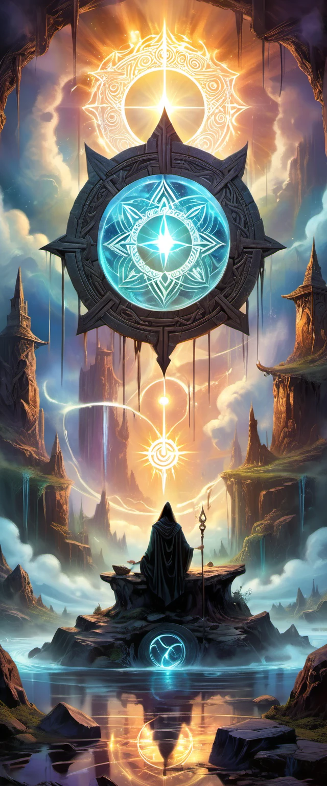 (nobody)The runes in the mysterious rune magic circle emit a mysterious light，Fascinating and curious, the symbols and patterns in the magic circle represent knowledge and wisdom，They are the gates of wisdom to the magician. Ethereal,Intricate Fantasy Art Vibrant Dynamic Surrealism,

         Magic energy, high dynamics, swirling patterns of dark magic, mysterious illusion art, extremely detailed dreamlike scenes, immerse yourself in the world of magic, super detailed art、Exquisite and beautiful、masterpiece、Quality content is very detailed、Dynamic angles and elegant atmosphere
