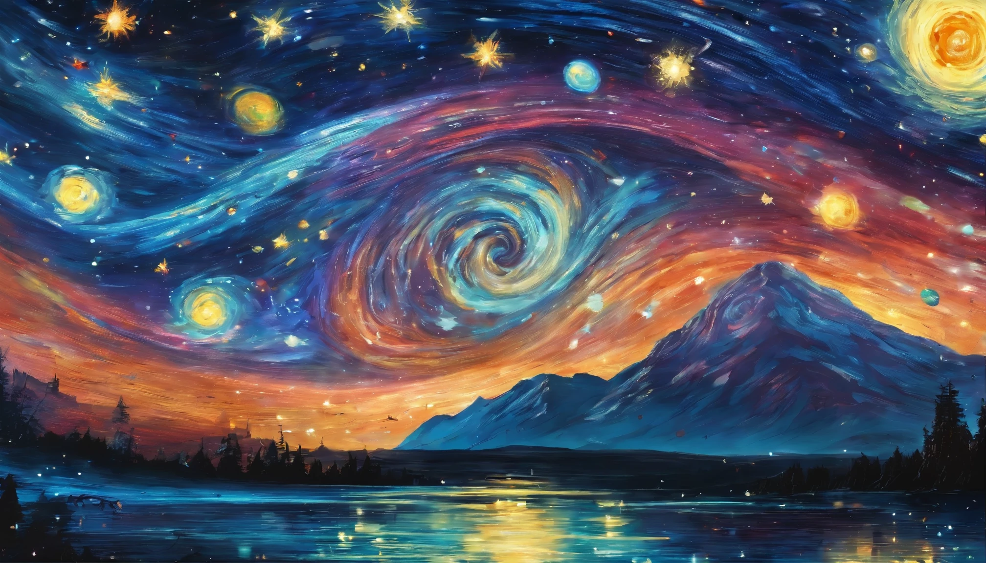 Van Gogh,starry night