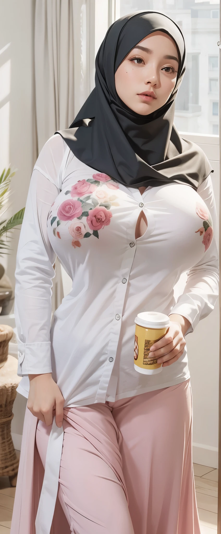 Big breast hijab
