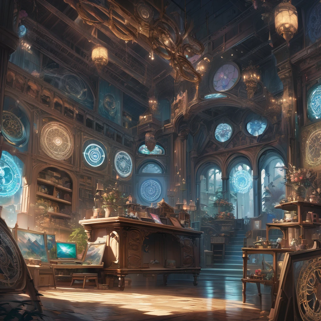 (Magic Circle:1.5), aesthetic, extremely detailed, Detailed portrait of rabbit magician, Digital art, art station, concept art, HD, 8k resolution, fantasy art, detailed matte painting, deep color, fantastical, intricate detail, splash screen, complementary colors, fantasy concept art, 8k resolution trending on Artstation Unreal Engine 5