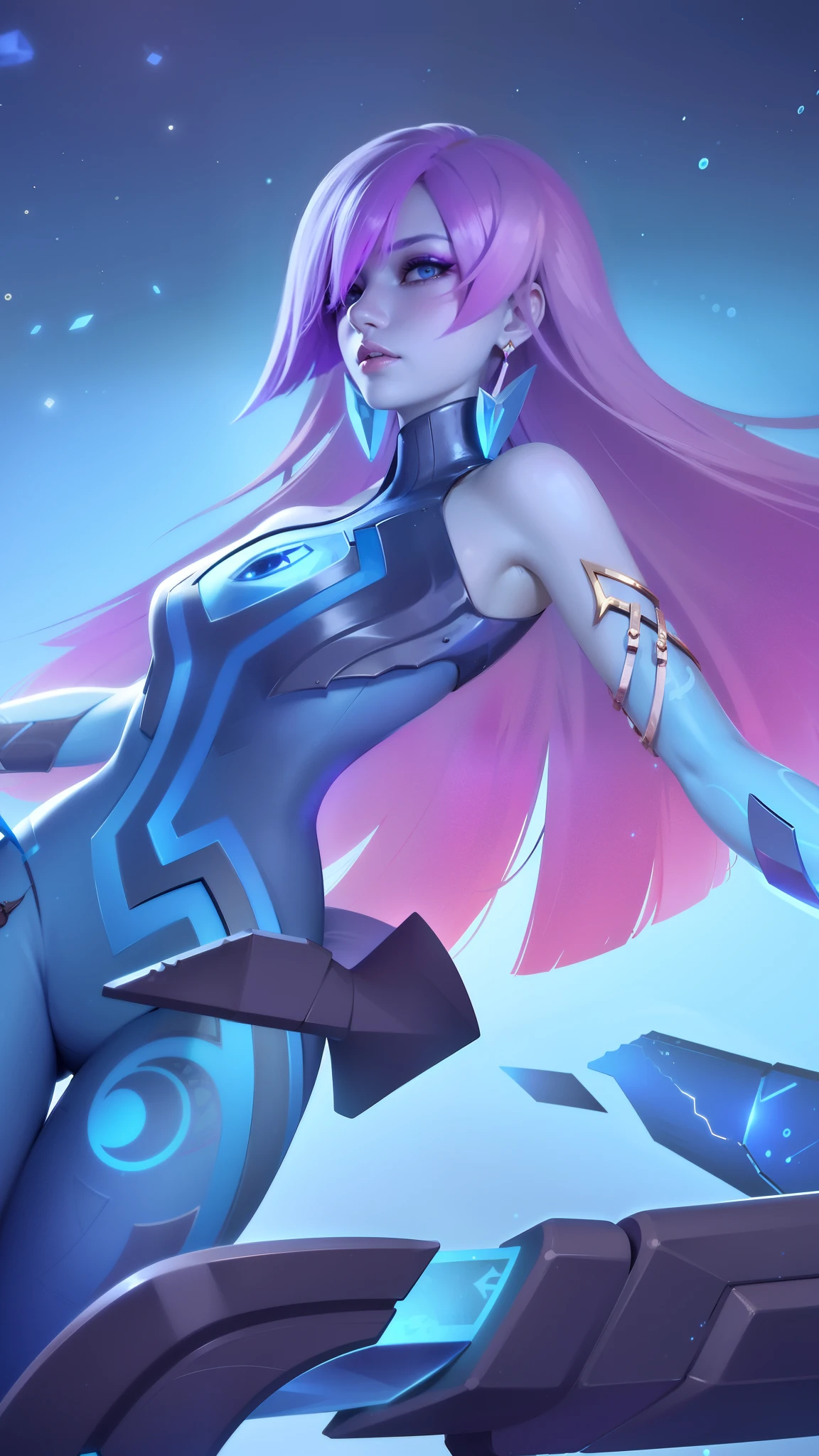 a close up of a woman with long hair and a sword, crystalline skin, irelia, irelia from league of legends, samira from league of legends, kda, extremely detailed artgerm, ig model | artgerm, style artgerm, artgerm detailed, ashe, portrait knights of zodiac girl, league of legends character