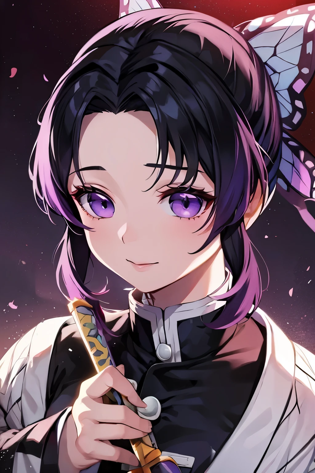 Beautiful girl, black hair, Demon Slayer: Kimetsu no Yaiba, Shinobu