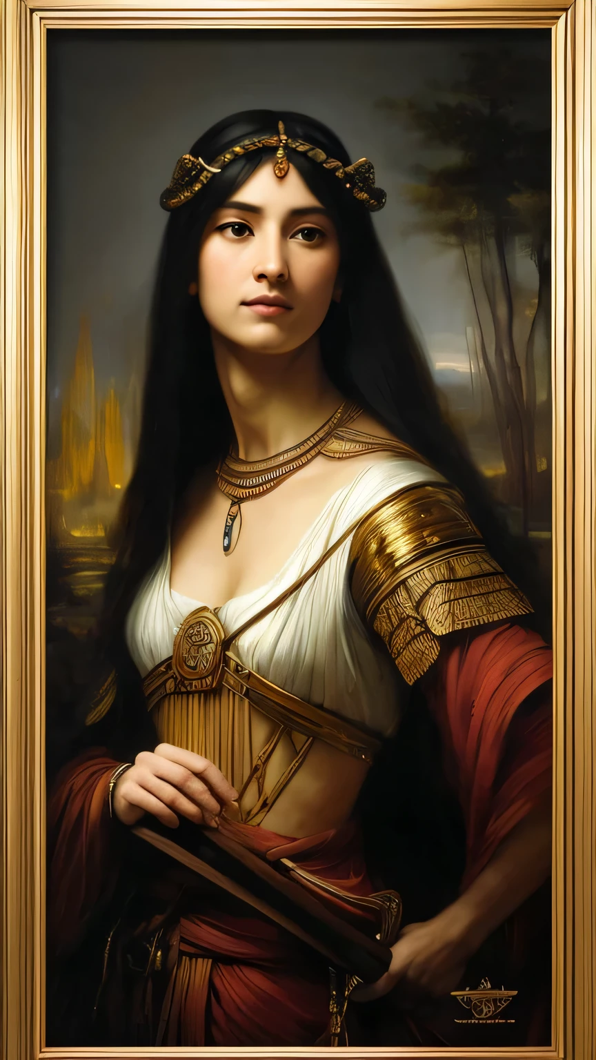  A frameless oil painting of the ty&#39;iga.. Los Ty&#39;iga were a normally disembodied race of female demons who dwelt in the darkness beyond the Rim... I remember being told that they were very powerful and very difficult to control... (Obra maestra, experto, incredibly detailed, 4k resolution, Rembrandt, John William Waterhouse, Cantante Sargento, composition, enmarcado, tendencia en Artstation, sharp focus, foto de estudio, detalles intrincados, muy detallado)