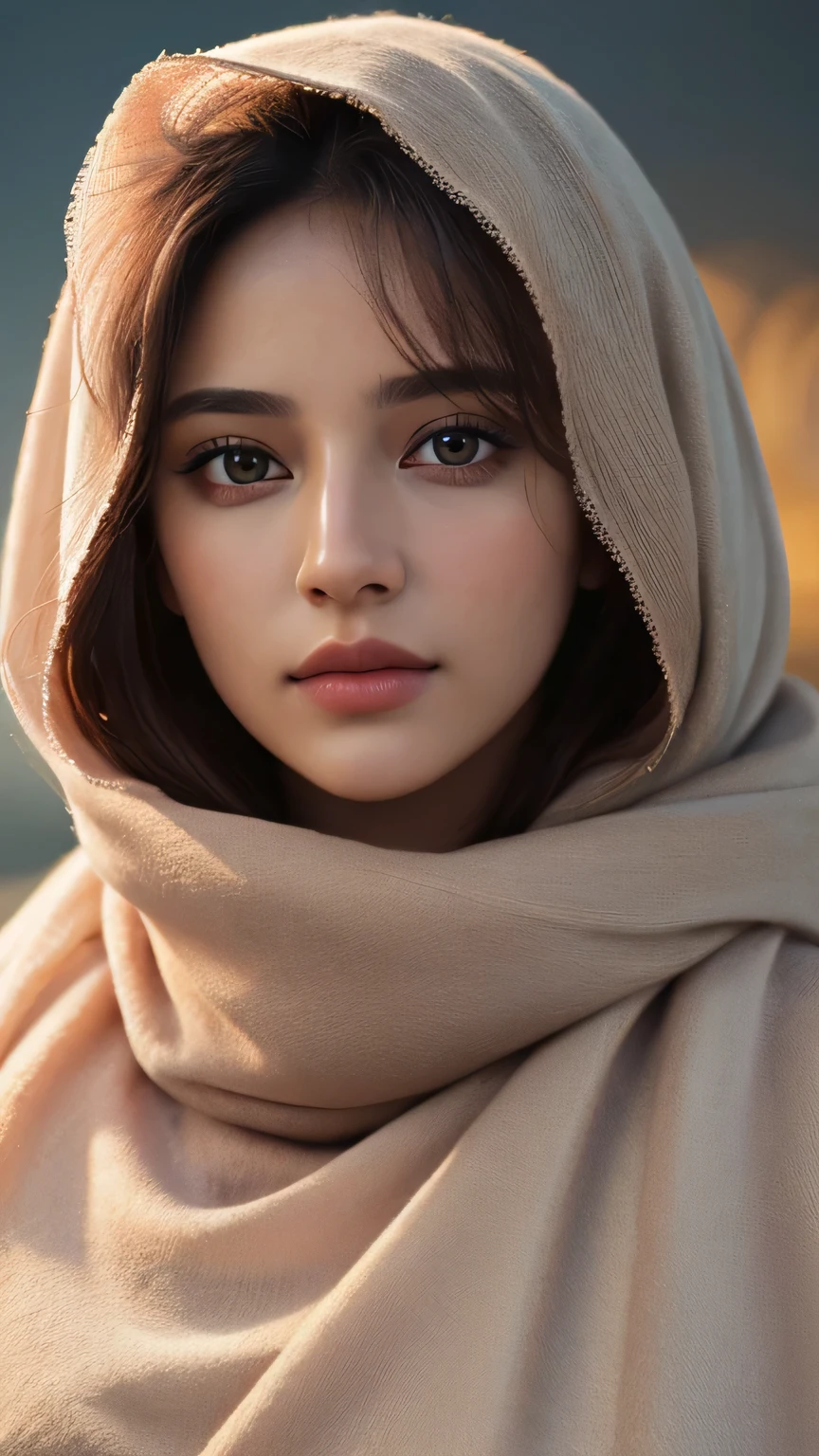 Arafed woman in purple scarf and hat on beach, soft portrait shot 8 k, Beautiful portraits, color photograph portrait 4k, 8K Art Portrait Photography, Very beautiful images., Pale-skinned Persian girl, close up portrait, Beautiful facial images, Beautiful portraits, Beautiful Girl Pictures, Soft portraits, 8K portraits, Cinematic portrait