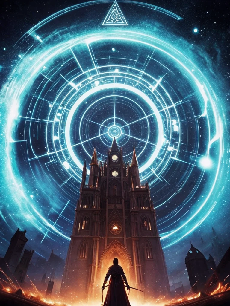   Power beyond reality The magic circle shows power beyond reality，Their presence makes magic possible. Summoning rituals. Magic circles are a key element of summoning rituals.，Their design and structure serve to channel and control the power of magic。

              The pulsation of magic. The energy flow and pulsation in the magic circle make people feel a kind of magic and power. The magic is filled with intricate, surreal, fantasy, art, light and shadow art, mysterious atmosphere, high definition.,best quality, Very detailed, masterpiece, official art, Lighting effects