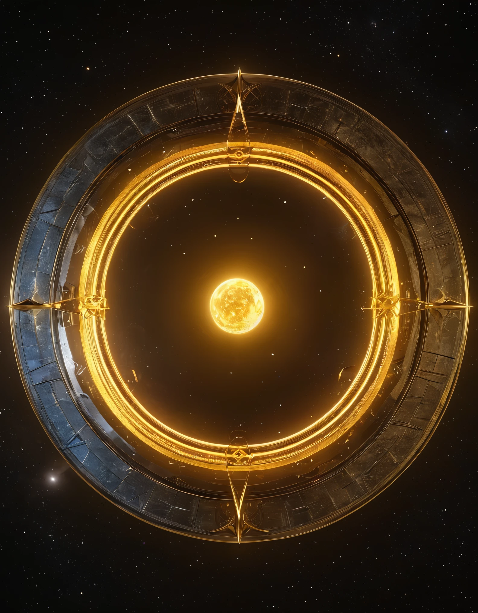Magic circle 3D rendering, sacred geometry, sharp focus, Ancient times,(The sky is shattered:0.65),(Meteorites flying everywhere:0.85),(悬浮在十二星seat魔法阵前的透明鬼魔法师脸庞), Möbius strip, Heaven and earth collapsed, Combined magic circle, Summoning and complex combination rituals of material and immaterial transformations and gold coins,Mike Winkelmann's style,surreal,surrealism,impossible,Visual exaggeration, Nano punk,atom punck, assemble ,circuit,light painting,白羊seat, ♈︎,金牛seat, ♉︎,雙子seat, ♊︎,cancer, ♋︎,天蝎seat, ♏︎,天秤seat, ♎︎,seat, ♍︎,狮子seat, ♌︎,射手seat, ♐︎,摩羯seat, ♑︎,水瓶seat, ♒︎,雙魚seat, ♓︎,Unreal Engine,octane rendering,V-ray,high detail,super quality,high resolution,Surrealism,16k,super wide angle,satellite view,bioluminescence,