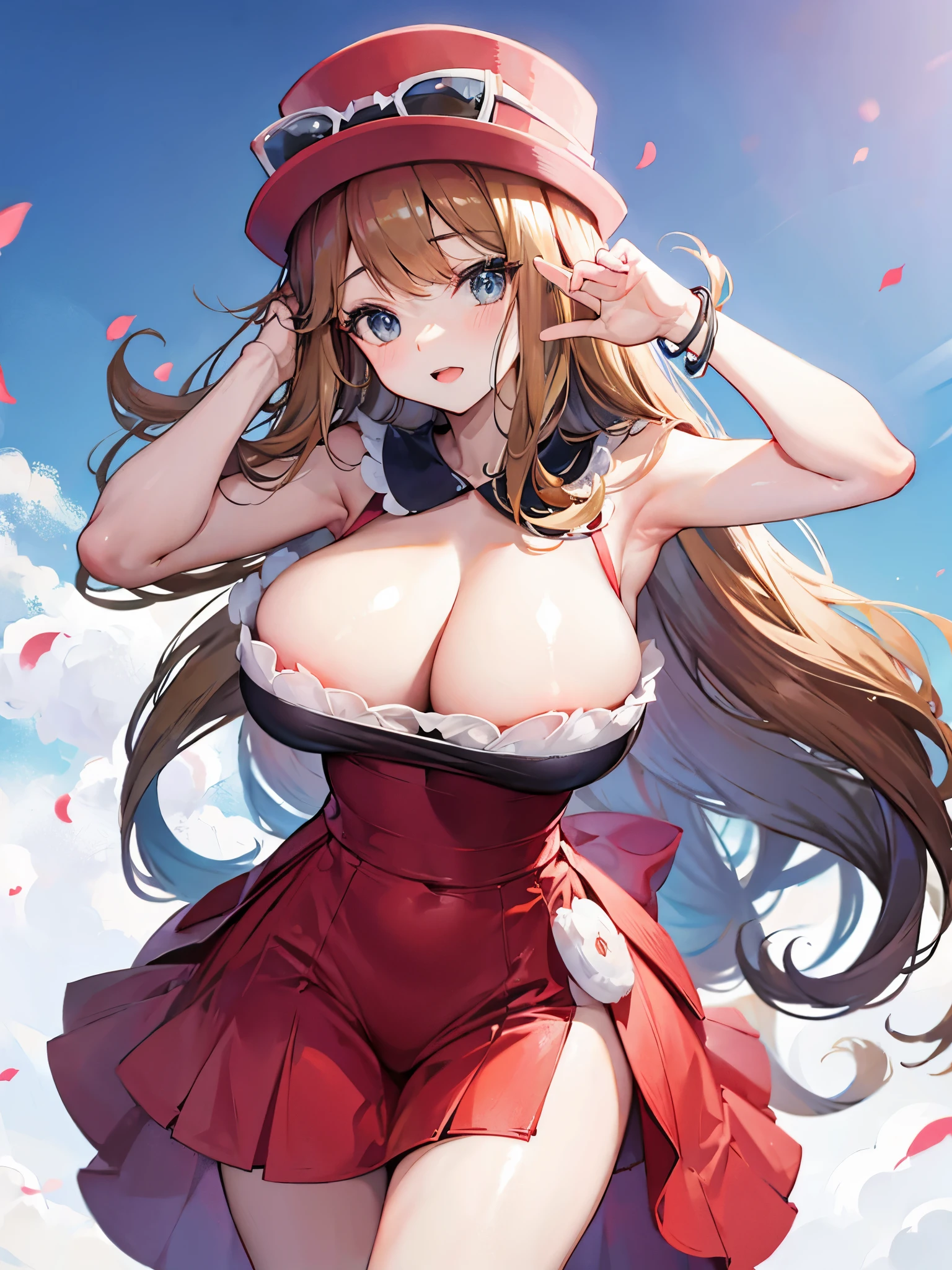 Serena, big breast, cleavage