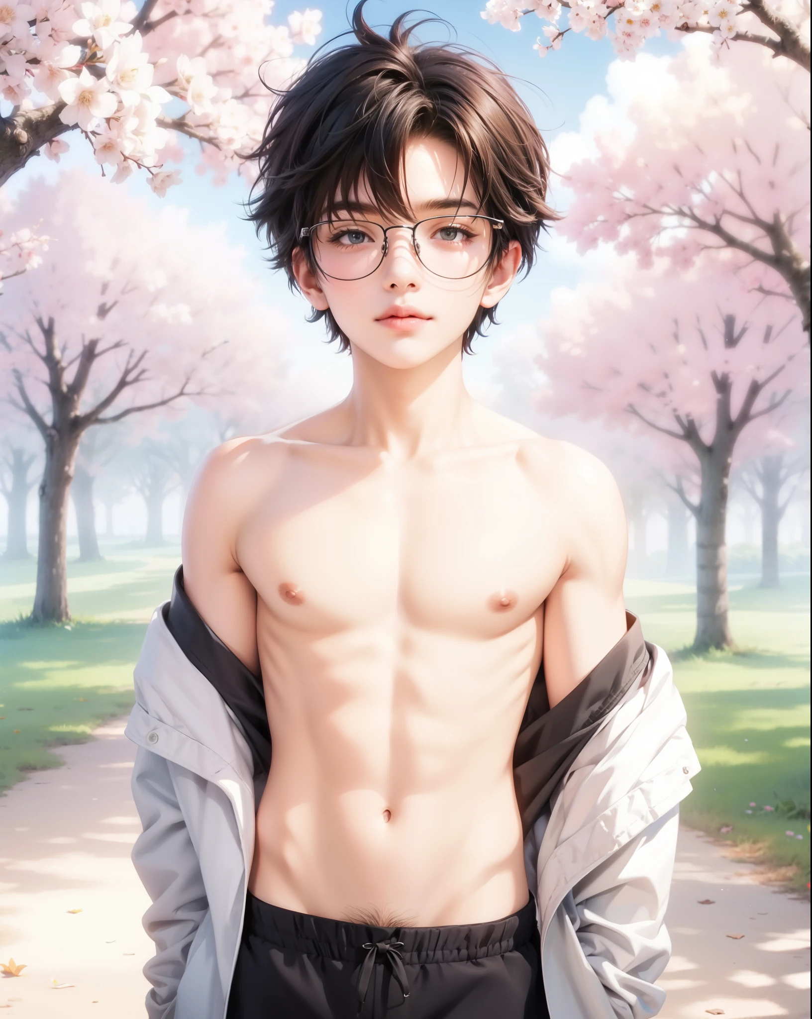 ((Best quality)), ((masterpiece)), (detailed), ((perfect face)), ((halfbody)) perfect proportions , colorful vibe ((handsome face)) detailed scenery background