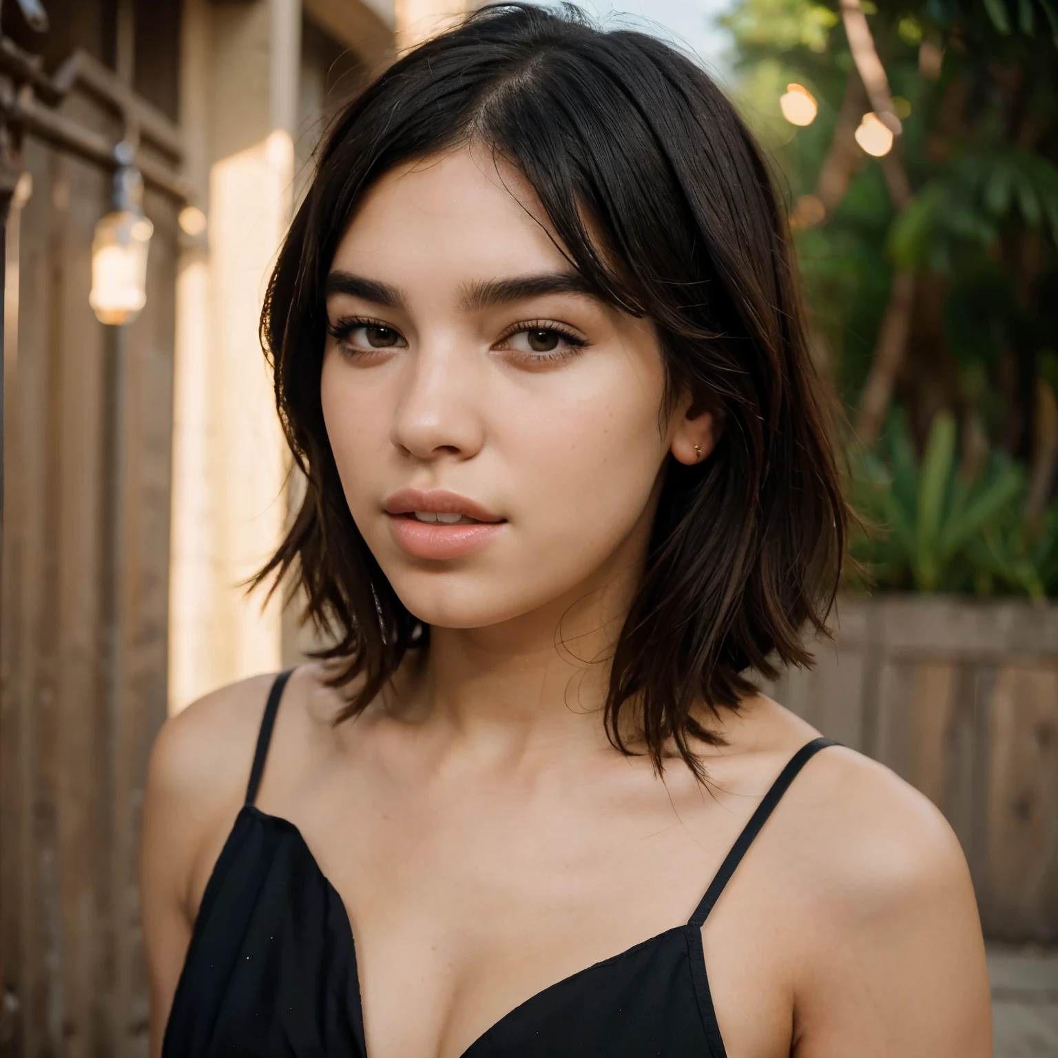 Beautiful face that looks like dua lipa