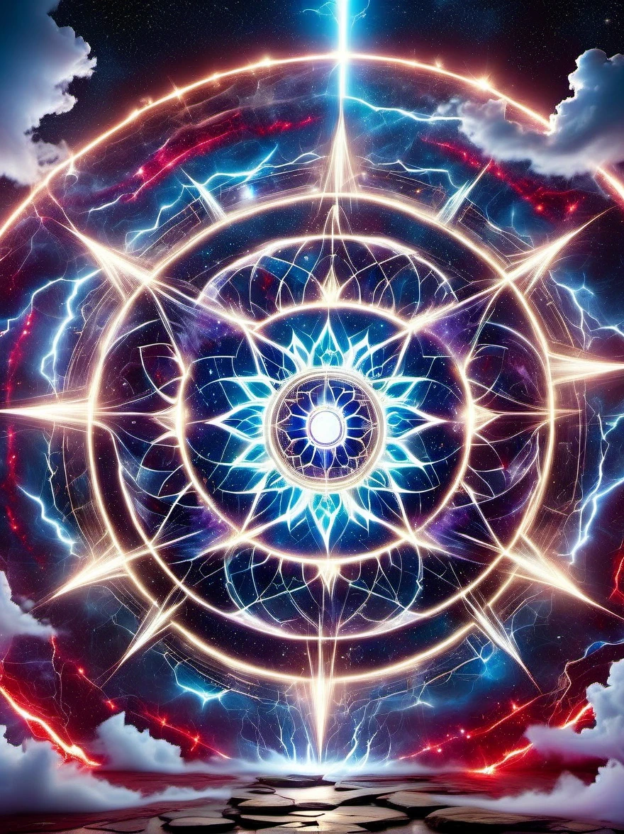 starry sky altar,blood spread,Weird round case,blood spatter,Pure cosmic energy transparent magic circle,Disc made of magical energy,The Wheel of Time and Space,aureola,electric wheel,Magically drawn polygons,Epic magic fantasy,Epic surrealism,Epic Thunder Magic,Epic ancient totem,Epic Mystical Magic Light,Epic dark magic,epic gothic style