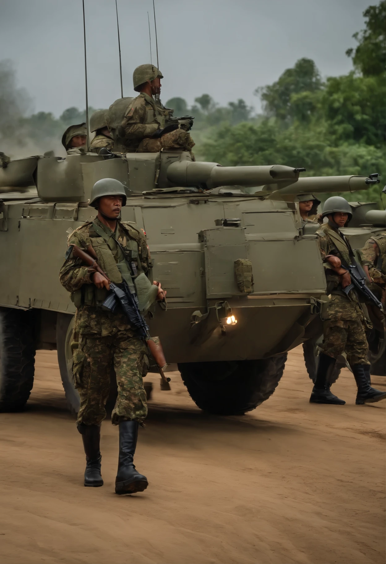 Thai soldiers invade Poland