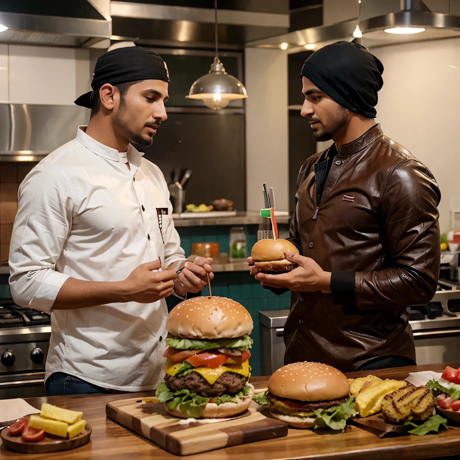Say “Ramdan Mubarak to all Juicers Berg Fam !!!!” Between a conversation between a juice and a Burger.