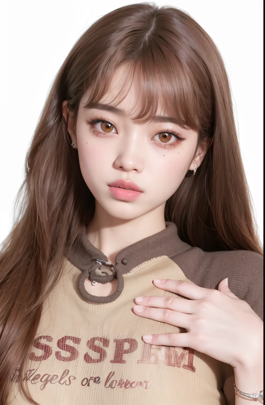 um close de uma pessoa com uma camisa preta e cabelo loiro, Jimin, Jimin\fleshy lips, Parque Jimin, Jimin\the right eyelid is swollen, Rosto Jimin preciso, Jimin\Nariz grego, hyung tae, Retrato de Jossi do Blackpink, kpop idol portrait, Jung Jaehyun, De mim, Hong junho hyung