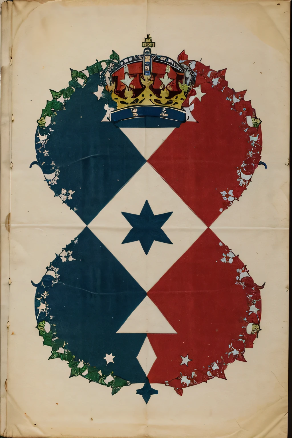 makes the flag of a country called Armoníaluz