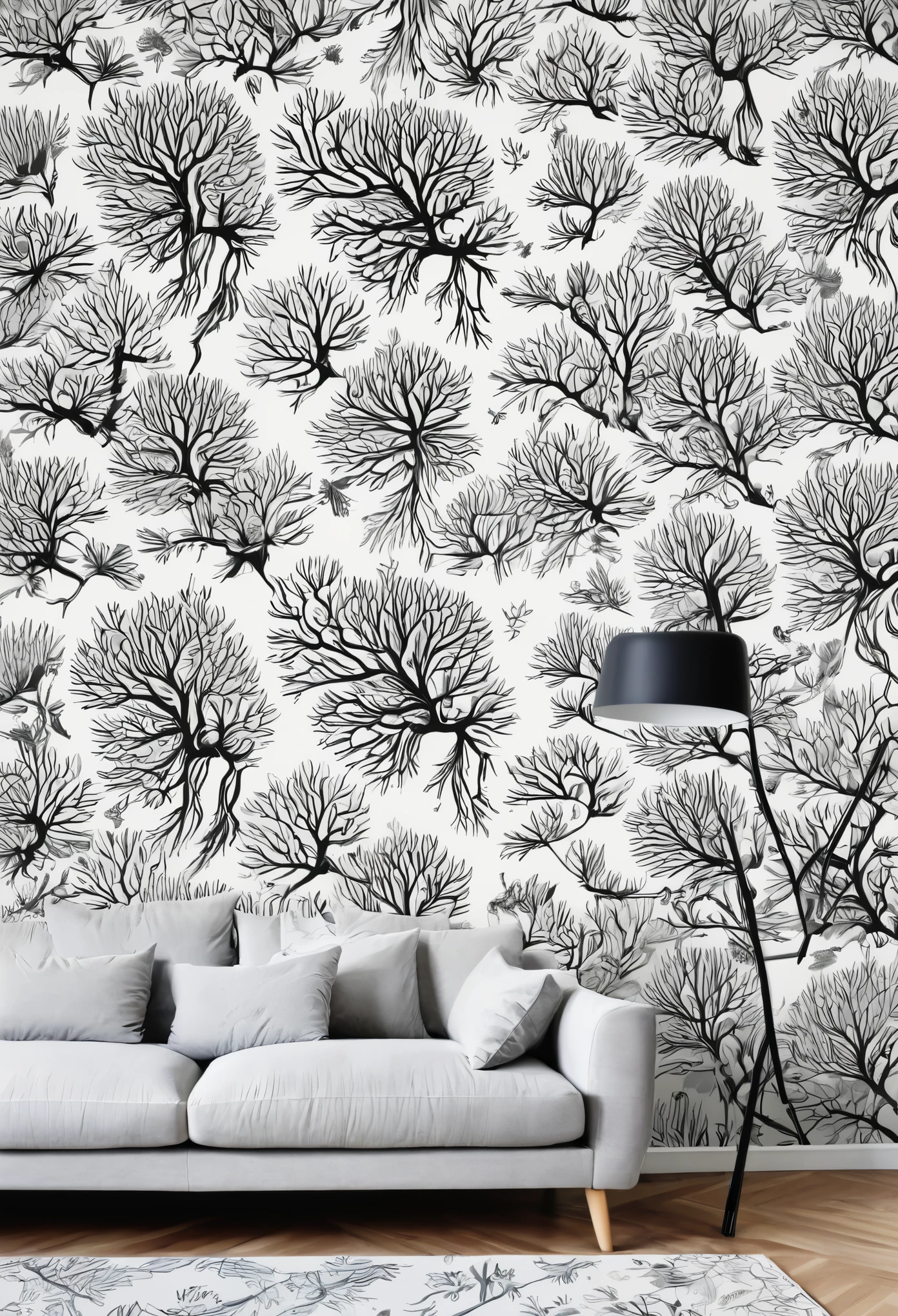 Design wallpaper with neuroscience subjects 